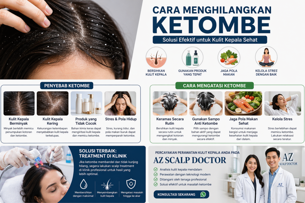 Cara Menghilangkan Ketombe